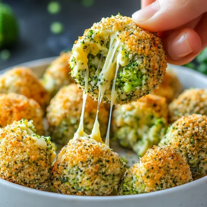 Baked Broccoli Cheese Balls