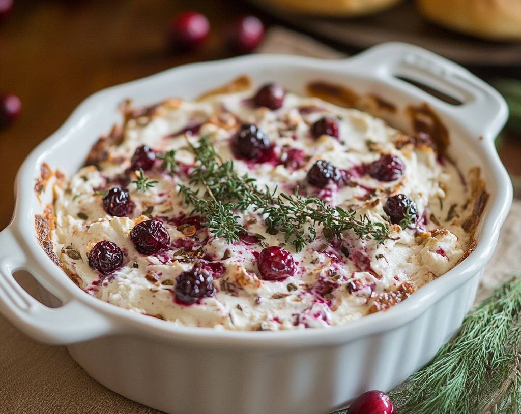 Baked Cream Cheese Cranberry Dip