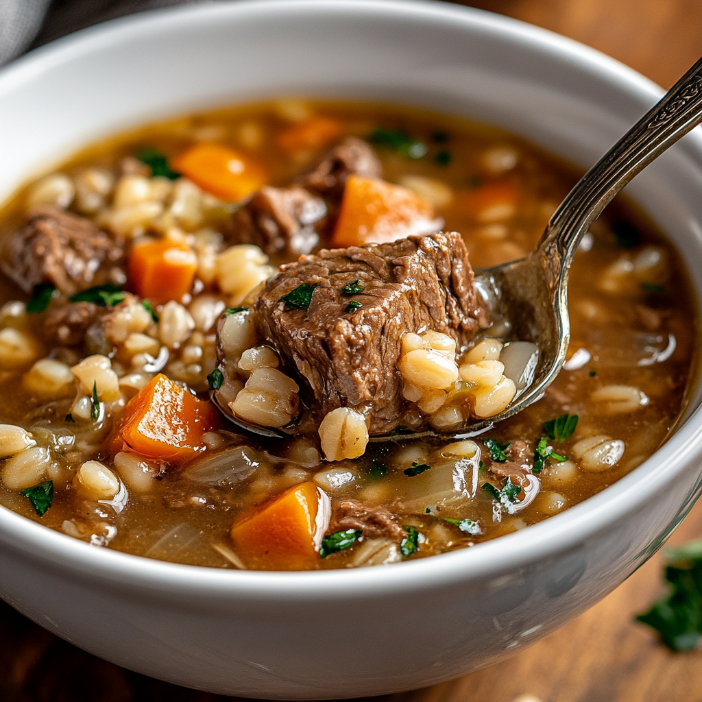 Beef Barley Soup is an easy and quick healthy All Recipes keto dinner ideas recipes that you can cook if you like . In Tasty Recipes blog we got the best easy dinner,