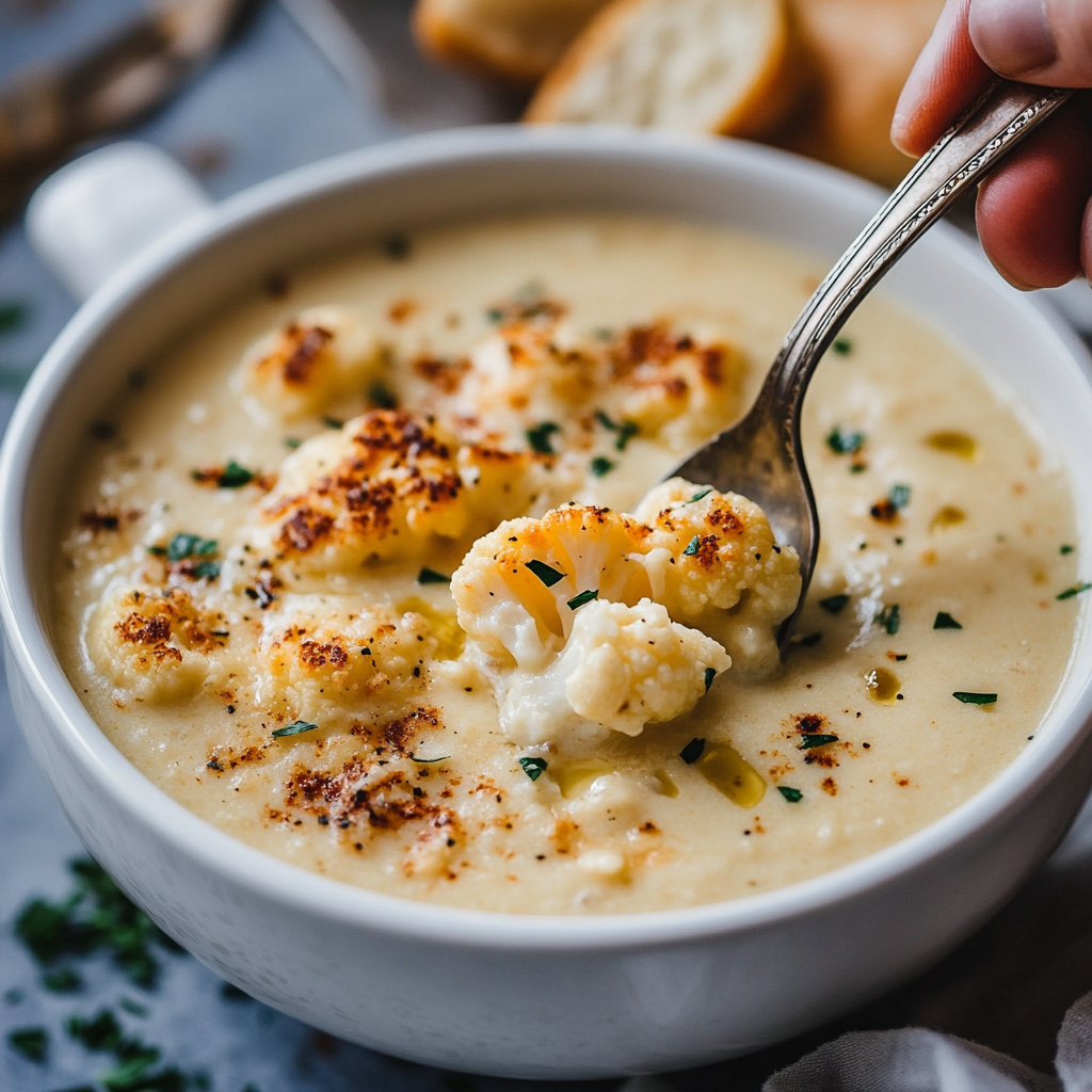 Cauliflower Soup is an easy and quick healthy All Recipes keto dinner ideas recipes that you can cook if you like . In Tasty Recipes blog we got the best easy dinner,