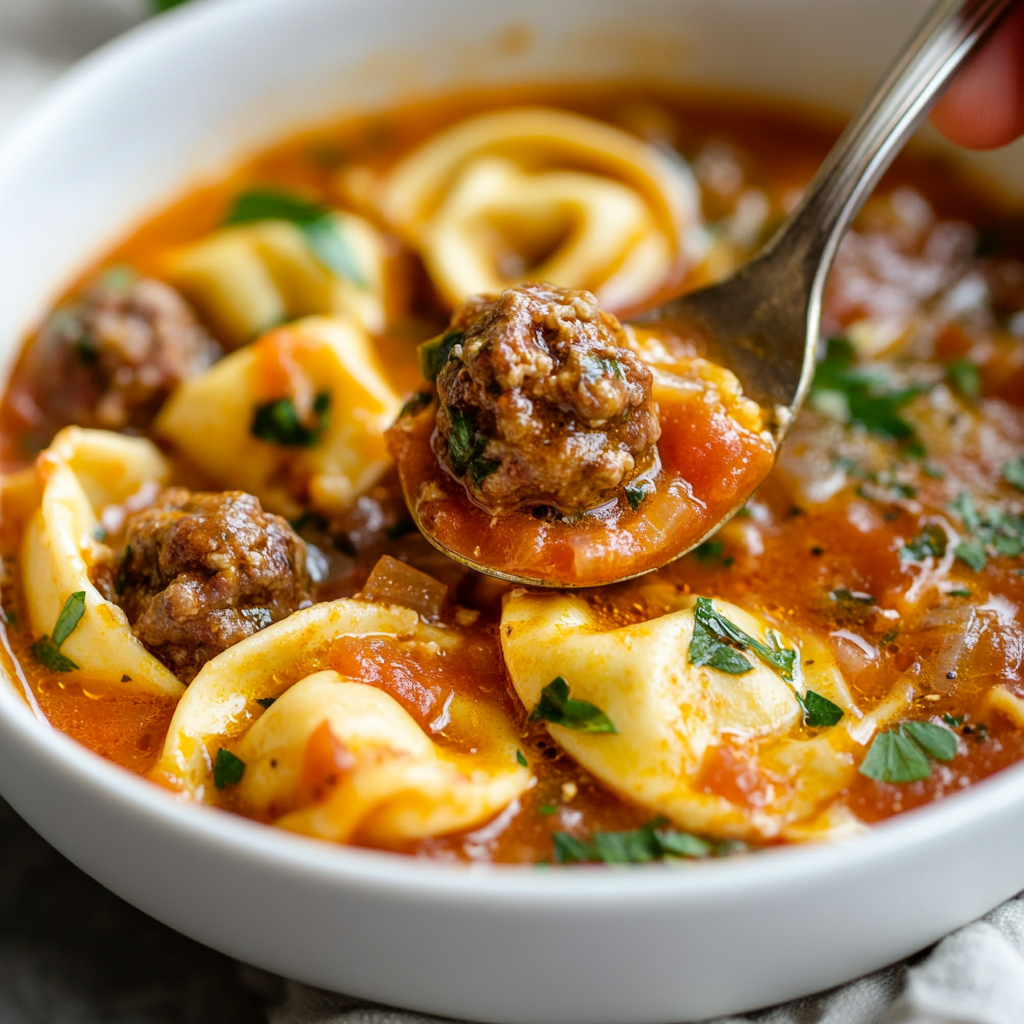Cheese Tortellini and Meatball Soup is an easy and quick healthy All Recipes keto dinner ideas recipes that you can cook if you like . In Tasty Recipes blog we got the best easy dinner,