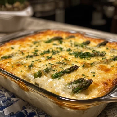 Cheesy Asparagus Casserole