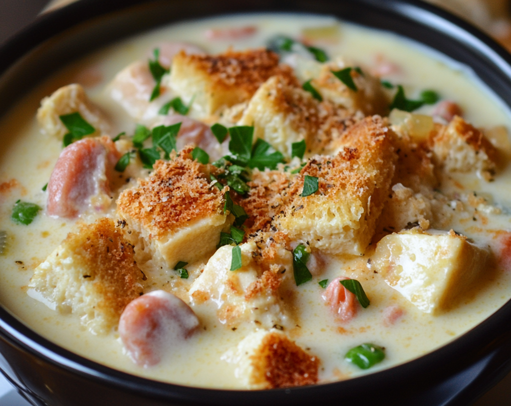 Chicken Cordon Bleu Soup