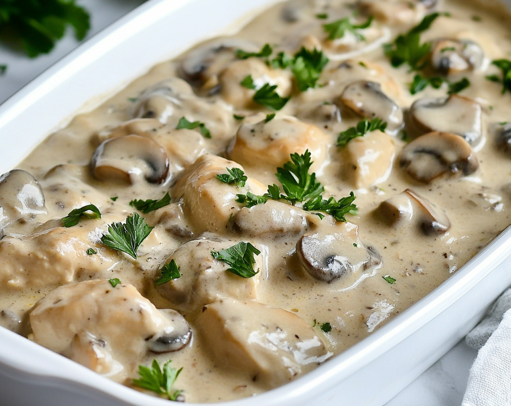 Chicken Mushroom Stroganoff