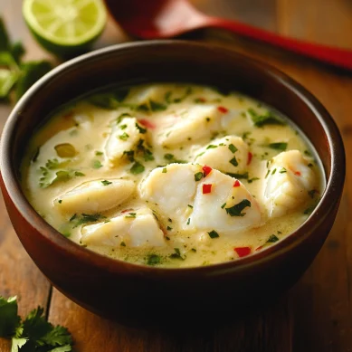 Coconut Lime Fish Soup