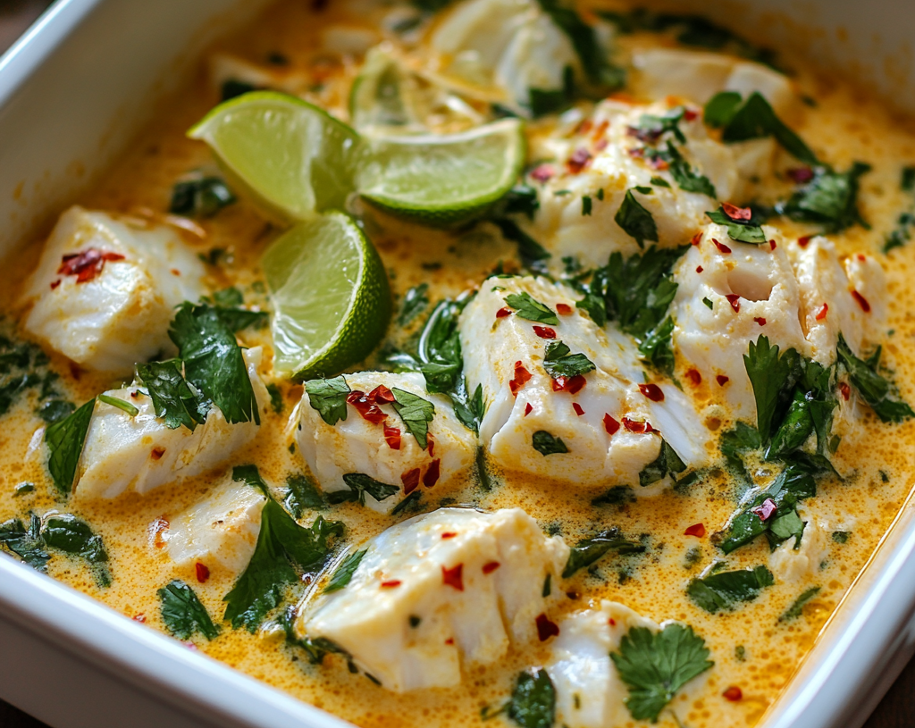 Coconut Lime Fish Soup
