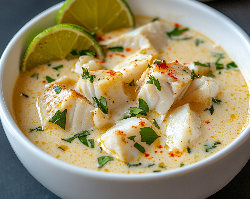 Coconut Lime Fish Soup