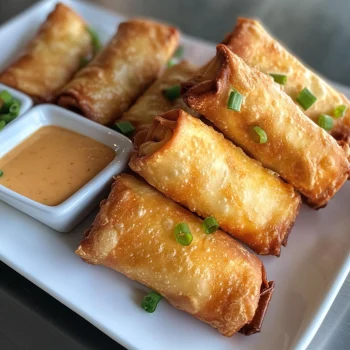 Crab Rangoon Egg Rolls