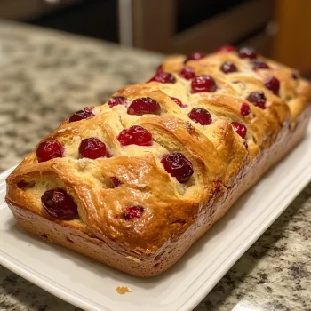 Cream Cheese Cranberry Bread