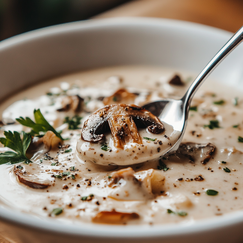 Creamy Mushroom Soup ss Creamy Mushroom Soup is an easy and quick healthy All Recipes keto dinner ideas recipes that you can cook if you like . In Tasty Recipes blog we got the best easy dinner,