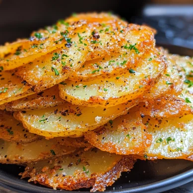 Crispy Sliced Baked Potatoes