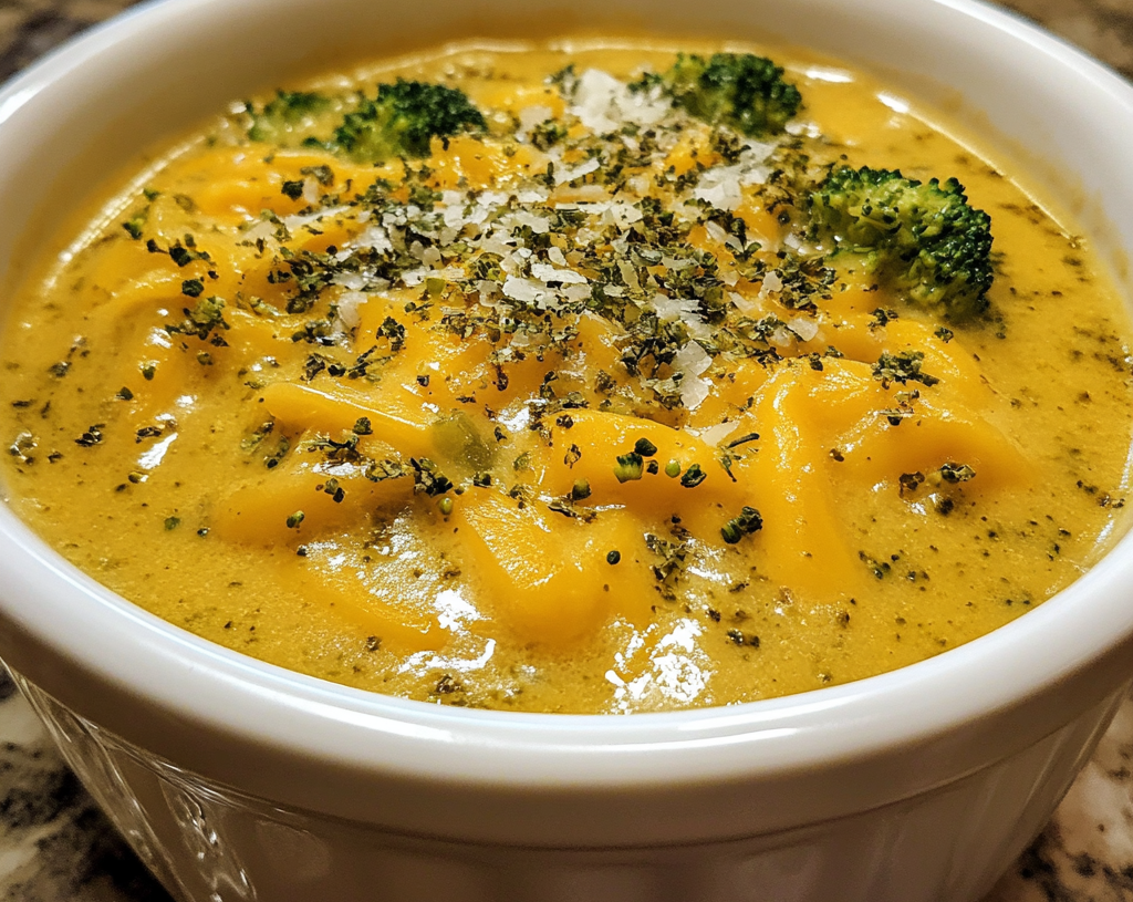 Crock Pot Broccoli Cheddar Soup