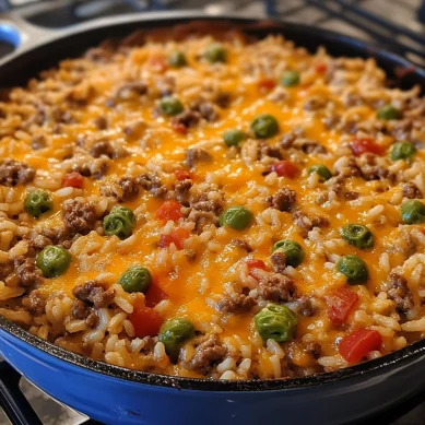 Hamburger Rice Casserole