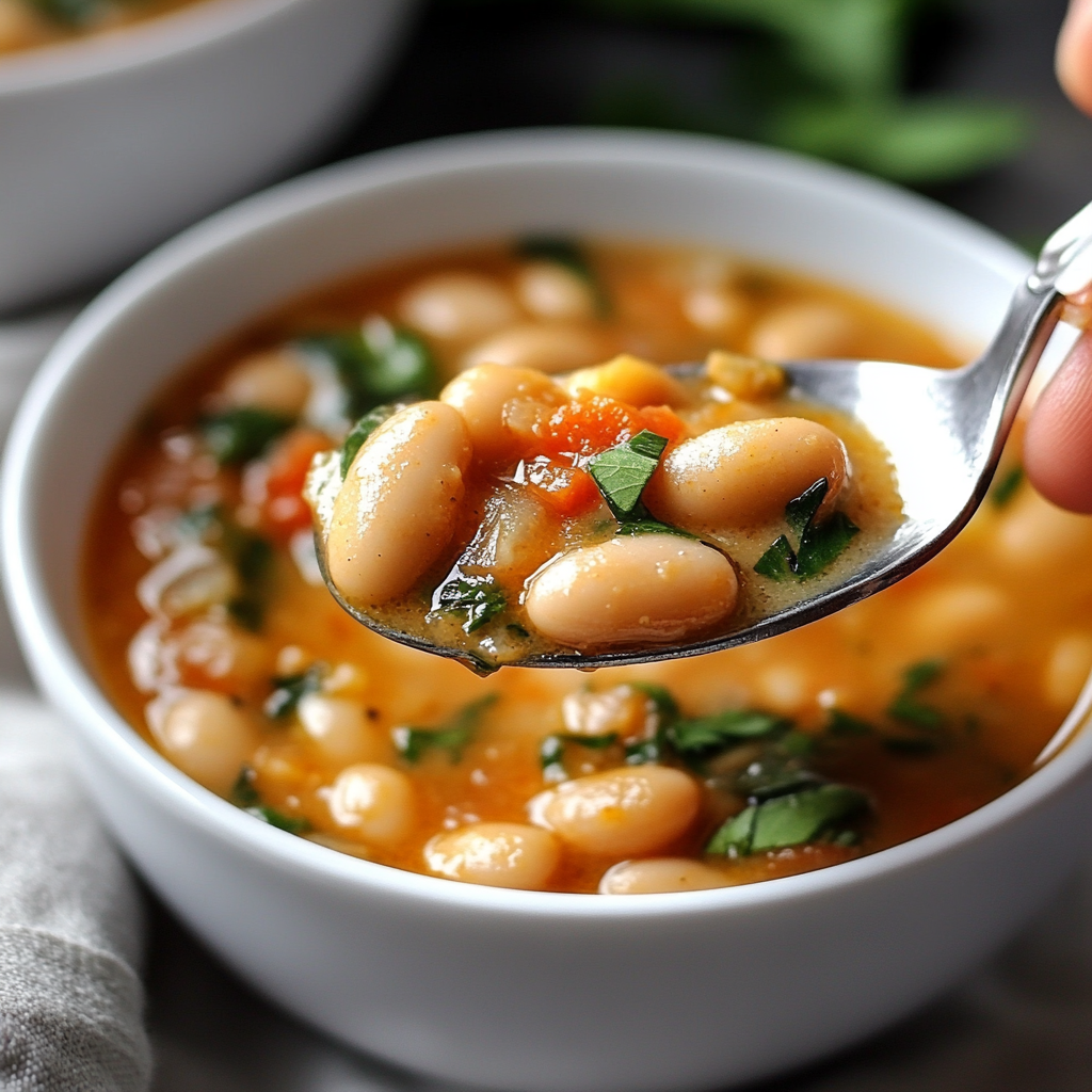 Hearty Tuscan White Bean Soup is an easy and quick healthy All Recipes keto dinner ideas recipes that you can cook if you like . In Tasty Recipes blog we got the best easy dinner,