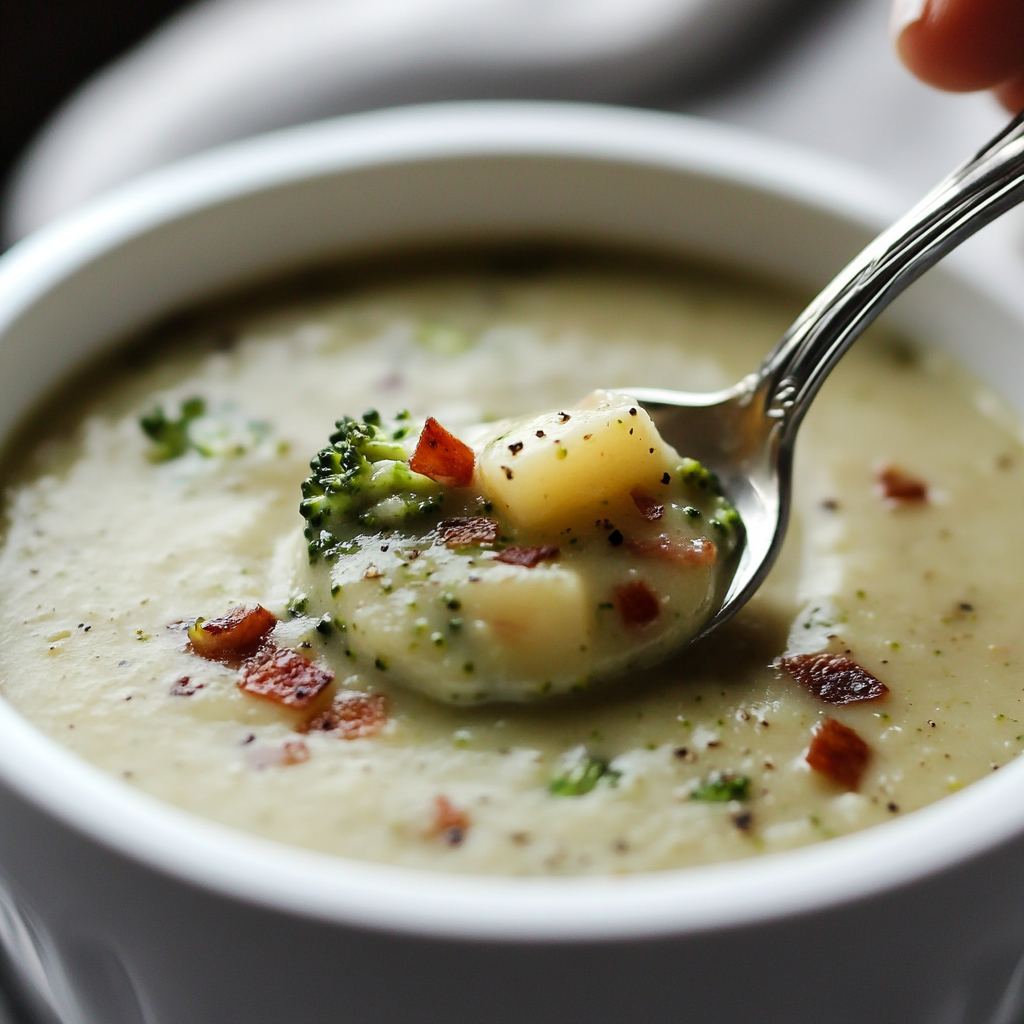 Loaded Broccoli Potato Soup ss Loaded Broccoli Potato Soup is an easy and quick healthy All Recipes keto dinner ideas recipes that you can cook if you like . In Tasty Recipes blog we got the best easy dinner,