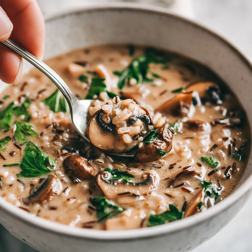 Mushroom and Wild Rice Soup ss Mushroom and Wild Rice Soup is an easy and quick healthy All Recipes keto dinner ideas recipes that you can cook if you like . In Tasty Recipes blog we got the best easy dinner,