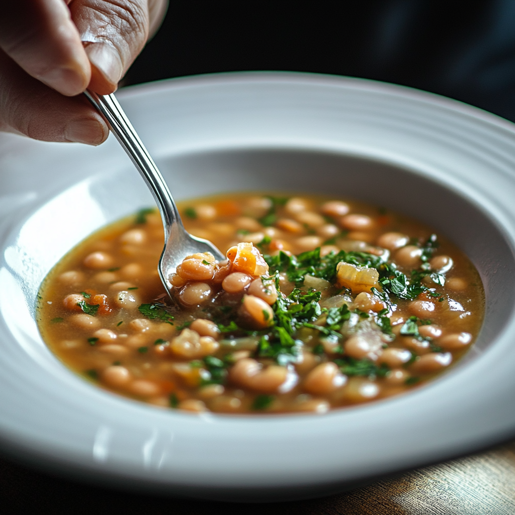 Navy Bean Soup is an easy and quick healthy All Recipes keto dinner ideas recipes that you can cook if you like . In Tasty Recipes blog we got the best easy dinner,