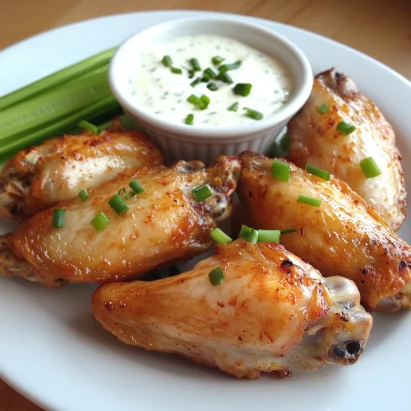 Oven Baked Chicken Wings