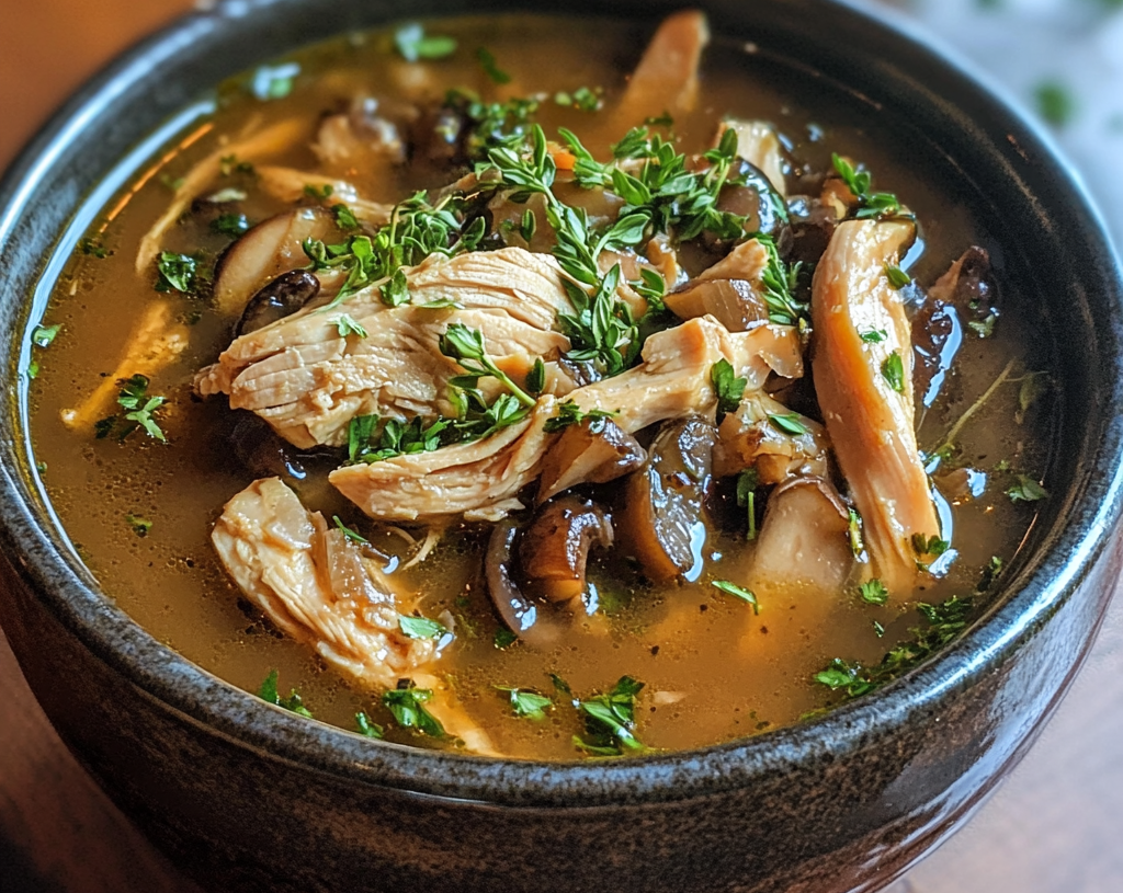 Rotisserie Chicken Mushroom Soup