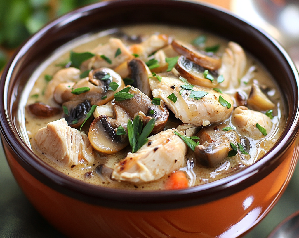 Rotisserie Chicken Mushroom Soup