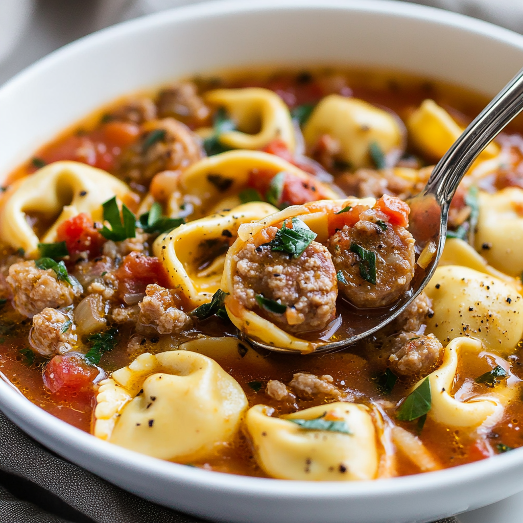 Sausage and Tortellini Soup is an easy and quick healthy All Recipes keto dinner ideas recipes that you can cook if you like . In Tasty Recipes blog we got the best easy dinner,