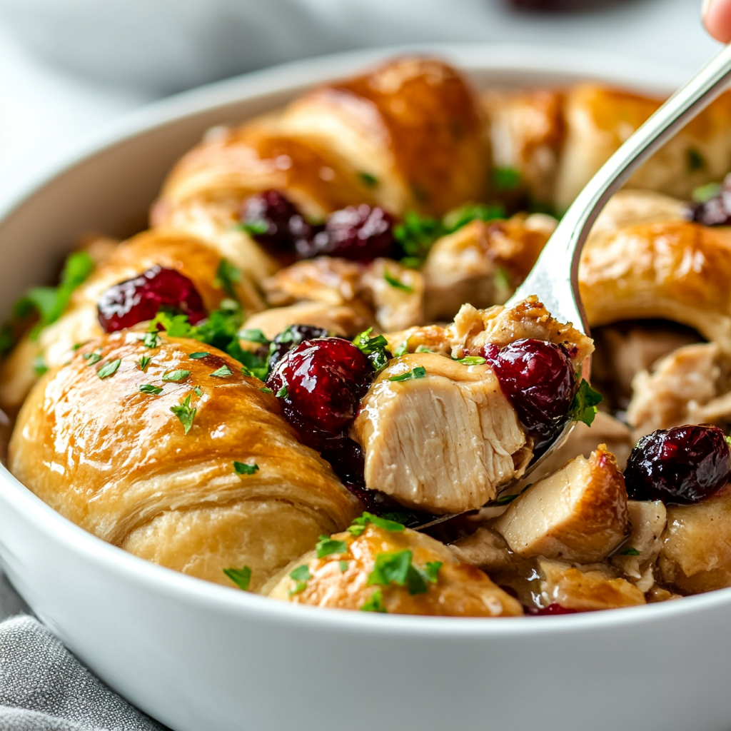 Savory Turkey and Cranberry Crescent Ring is an easy and quick healthy All Recipes keto dinner ideas recipes that you can cook if you like . In Tasty Recipes blog we got the best easy dinner,