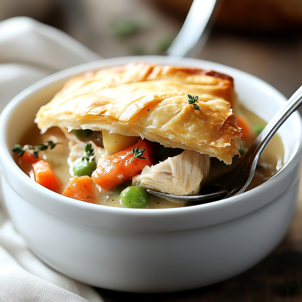 Skinny Chicken Pot Pie Soup is an easy and quick healthy All Recipes keto dinner ideas recipes that you can cook if you like . In Tasty Recipes blog we got the best easy dinner,