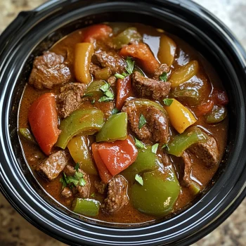 Slow Cooker Pepper Steak