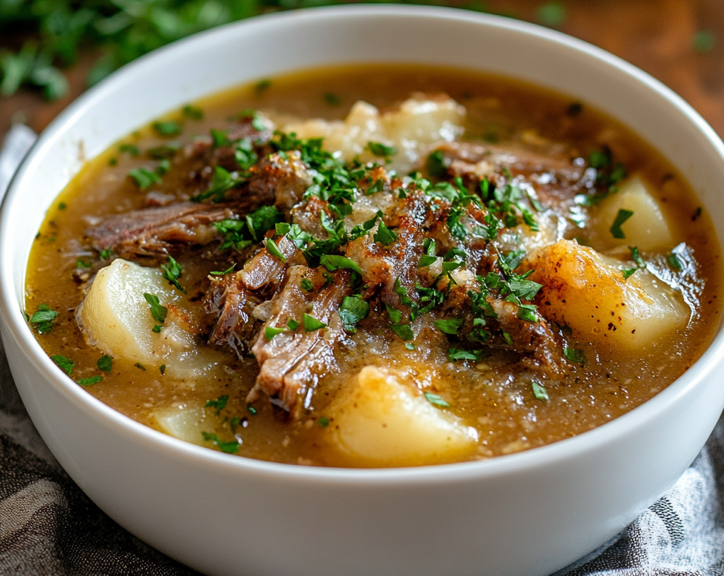Smoked Brisket Potato Soup