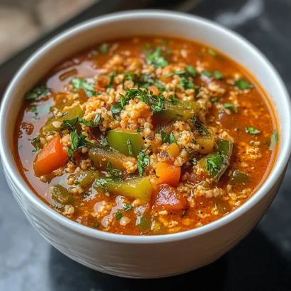 Stuffed Pepper Soup