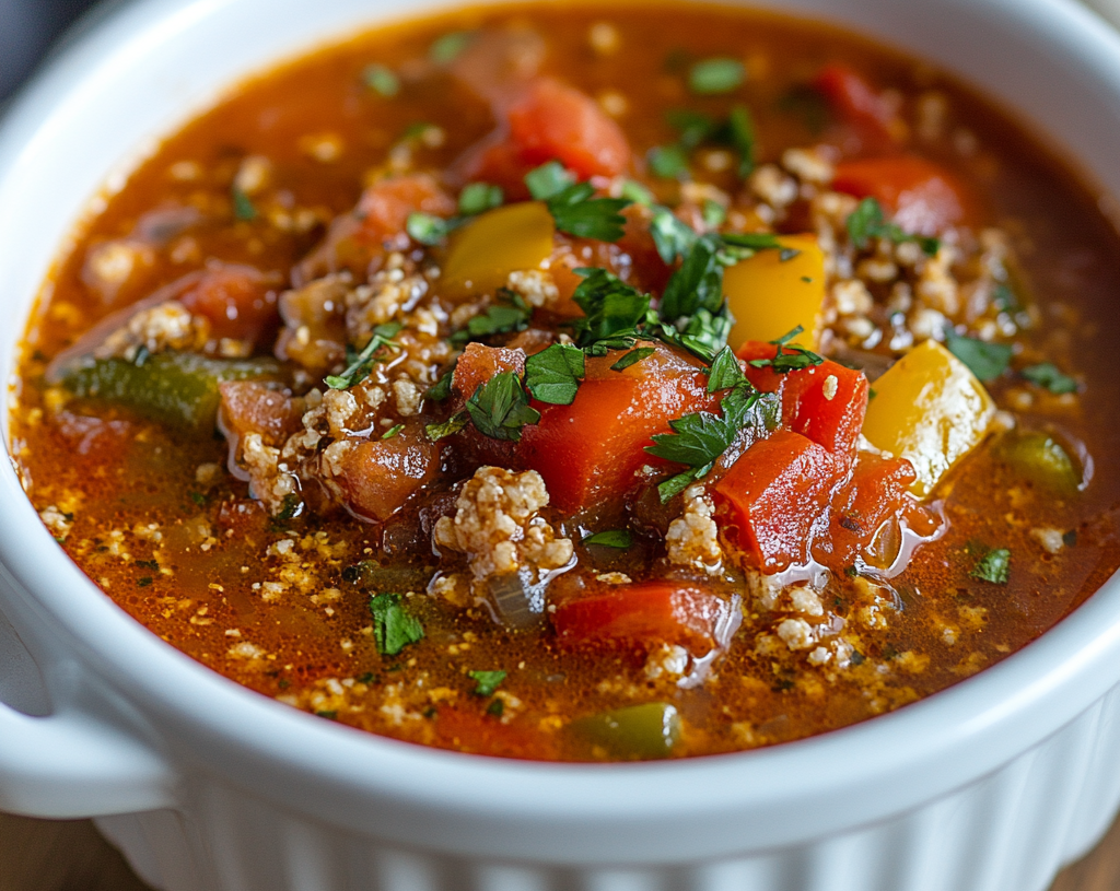Stuffed Pepper Soup