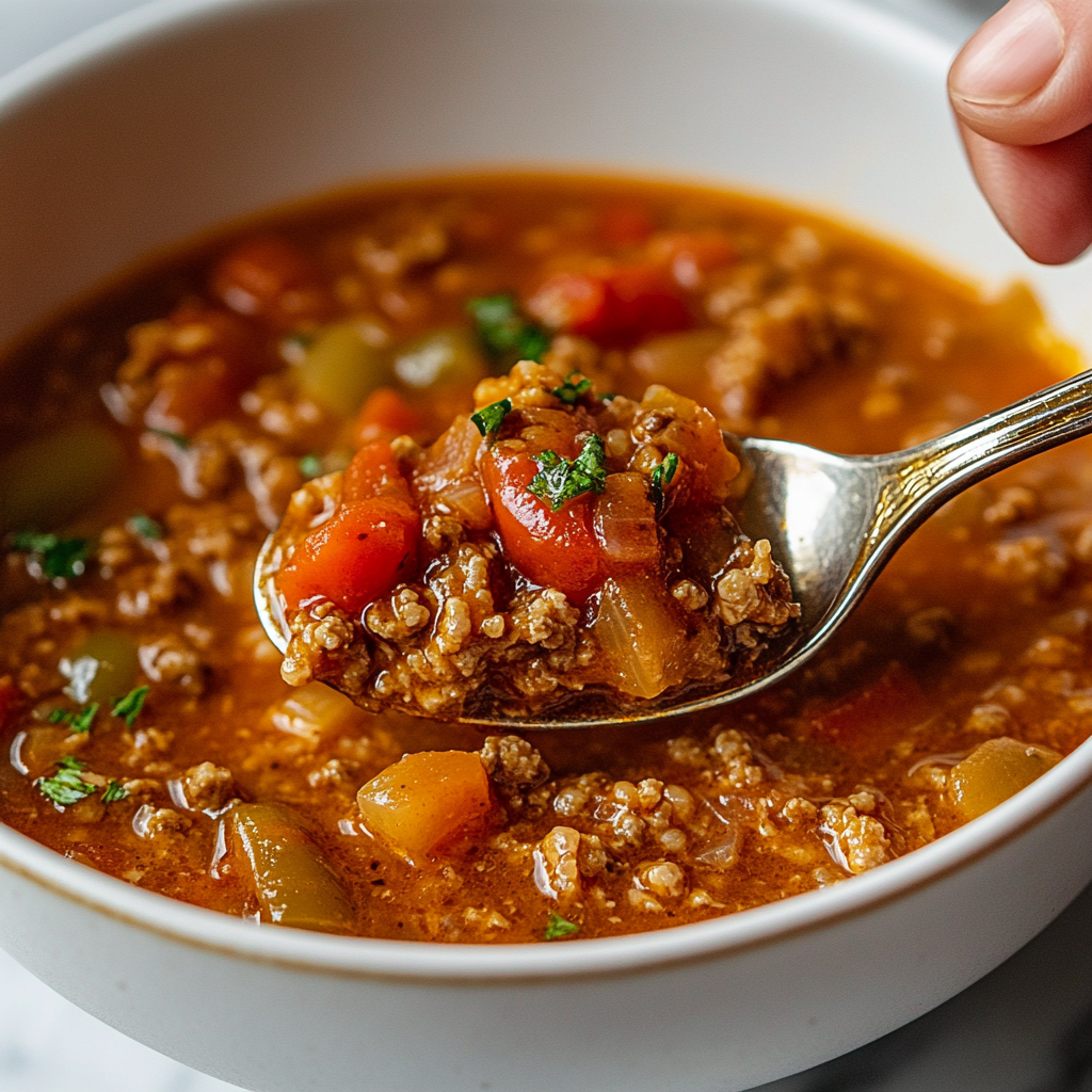 Stuffed Pepper Soup ss Stuffed Pepper Soup is an easy and quick healthy All Recipes keto dinner ideas recipes that you can cook if you like . In Tasty Recipes blog we got the best easy dinner,