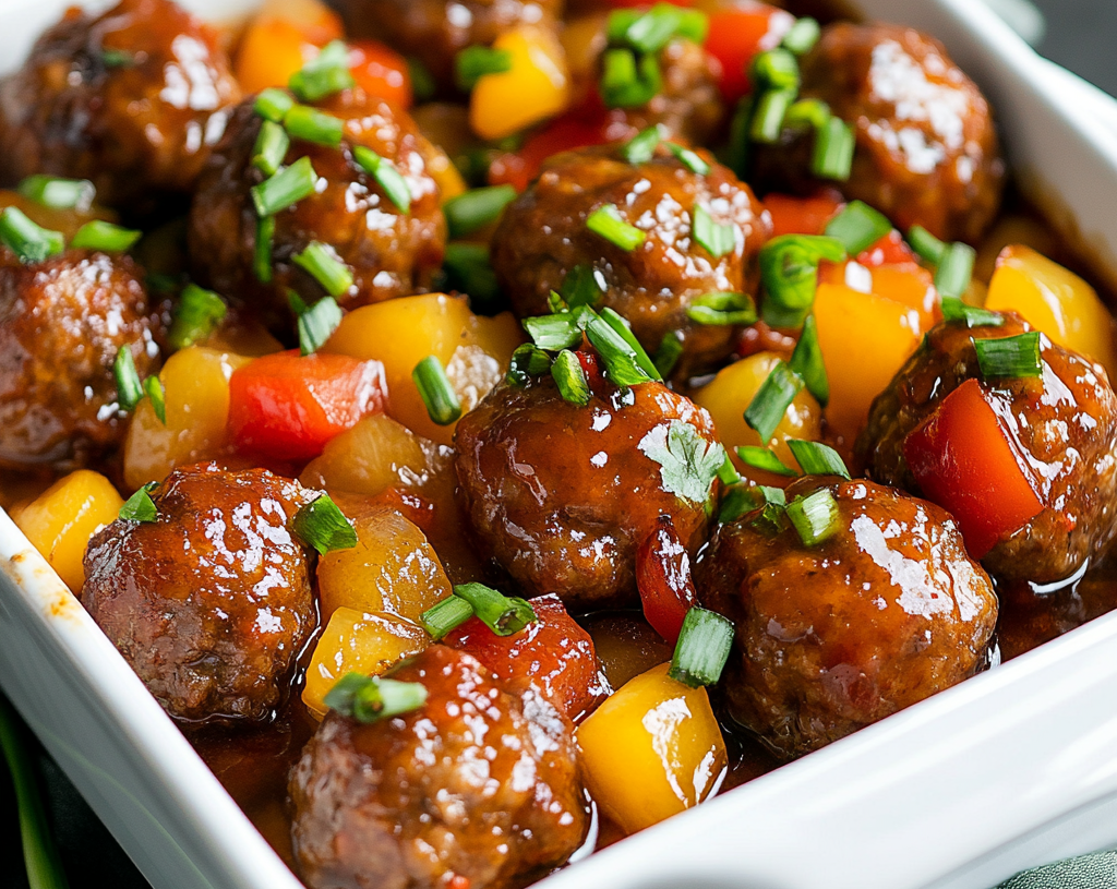 Sweet & Sour Meatballs
