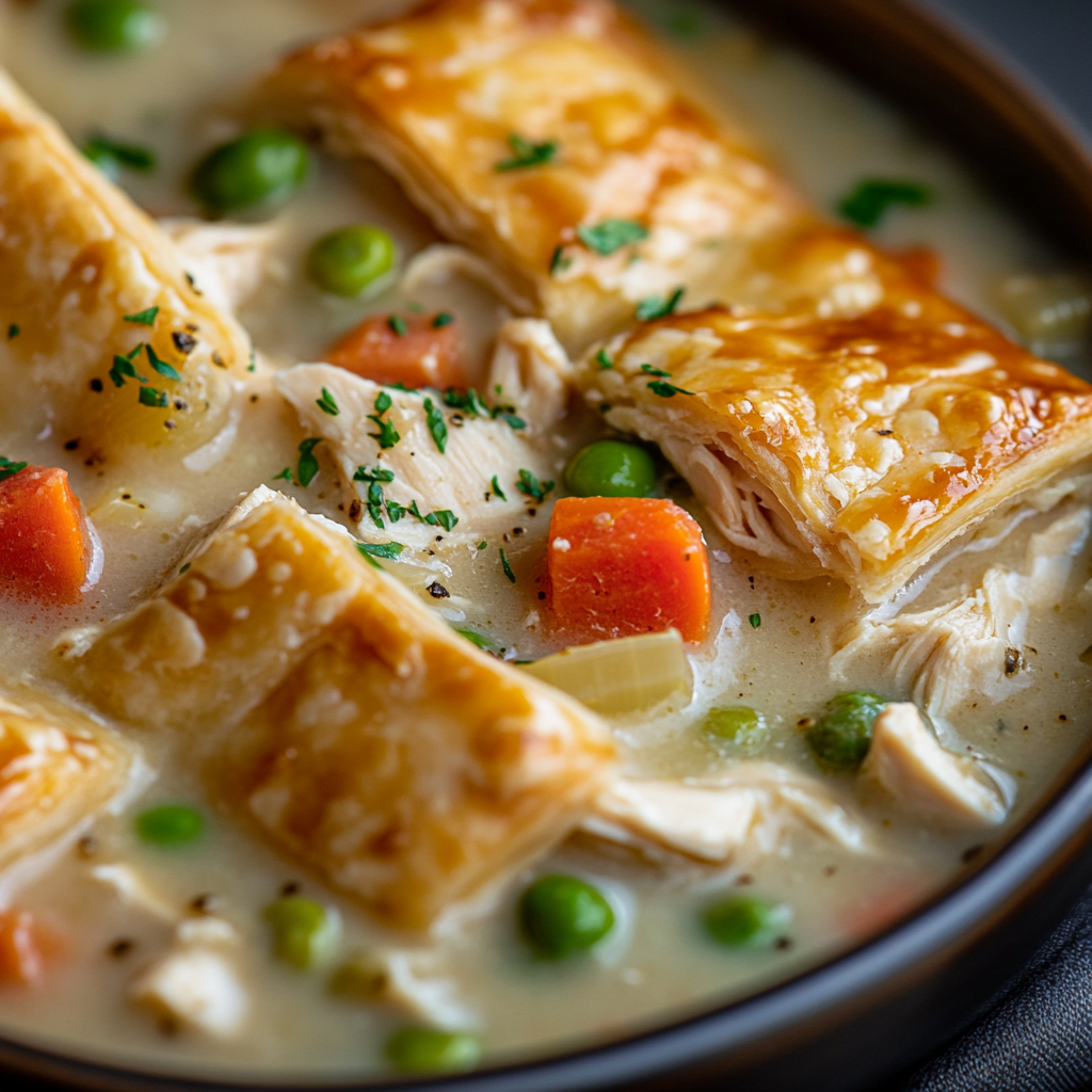 Chicken Pot Pie Soup is an easy and quick healthy All Recipes keto dinner ideas recipes that you can cook if you like . In Tasty Recipes blog we got the best easy dinner,