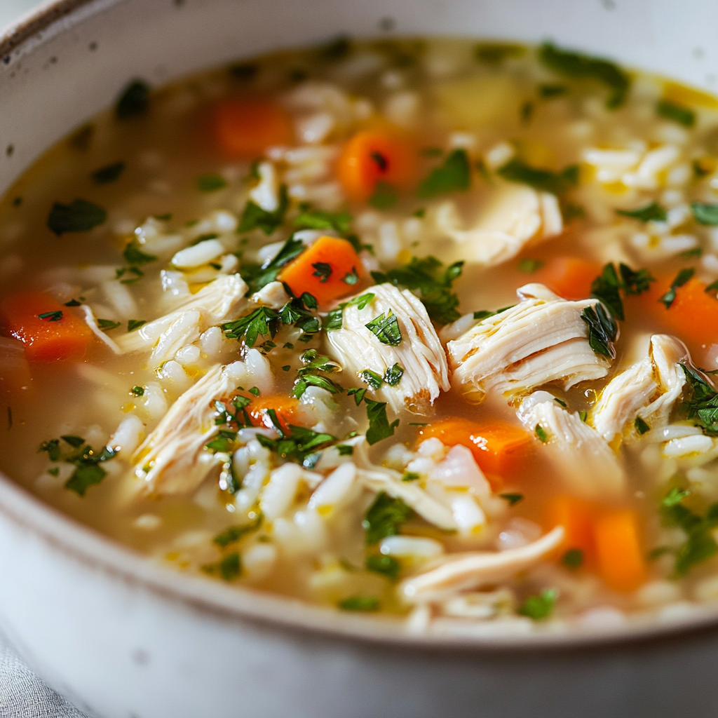 Chicken Soup with Rice is an easy and quick healthy All Recipes keto dinner ideas recipes that you can cook if you like . In Tasty Recipes blog we got the best easy dinner,
