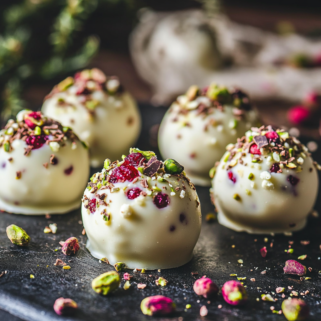 Cranberry Pistachio White Chocolate Truffles is an easy and quick healthy All Recipes keto dinner ideas recipes that you can cook if you like . In Tasty Recipes blog we got the best easy dinner,