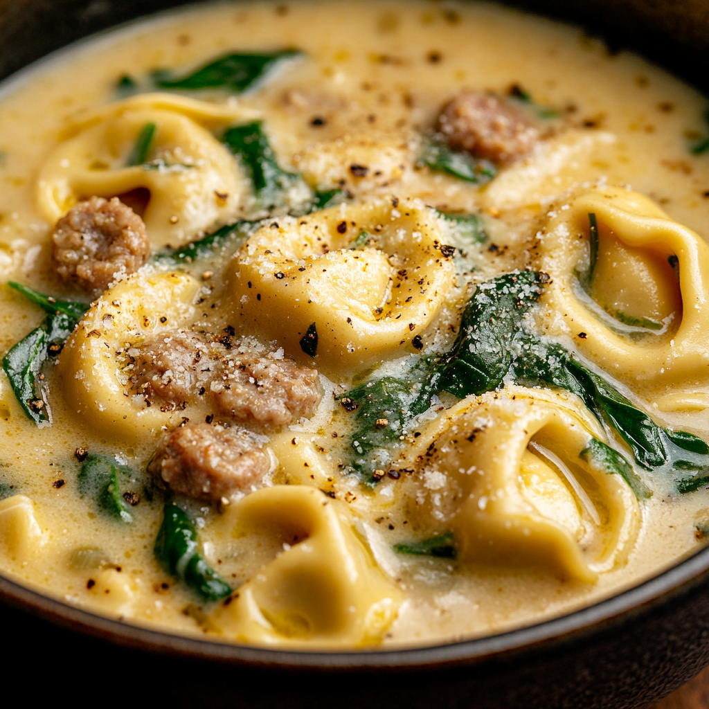 Creamy Tortellini Soup with Sausage, Spinach, and Parmesan ss Creamy Tortellini Soup with Sausage, Spinach, and Parmesan is an easy and quick healthy All Recipes keto dinner ideas recipes that you can cook if you like . In Tasty Recipes blog we got the best easy dinner,