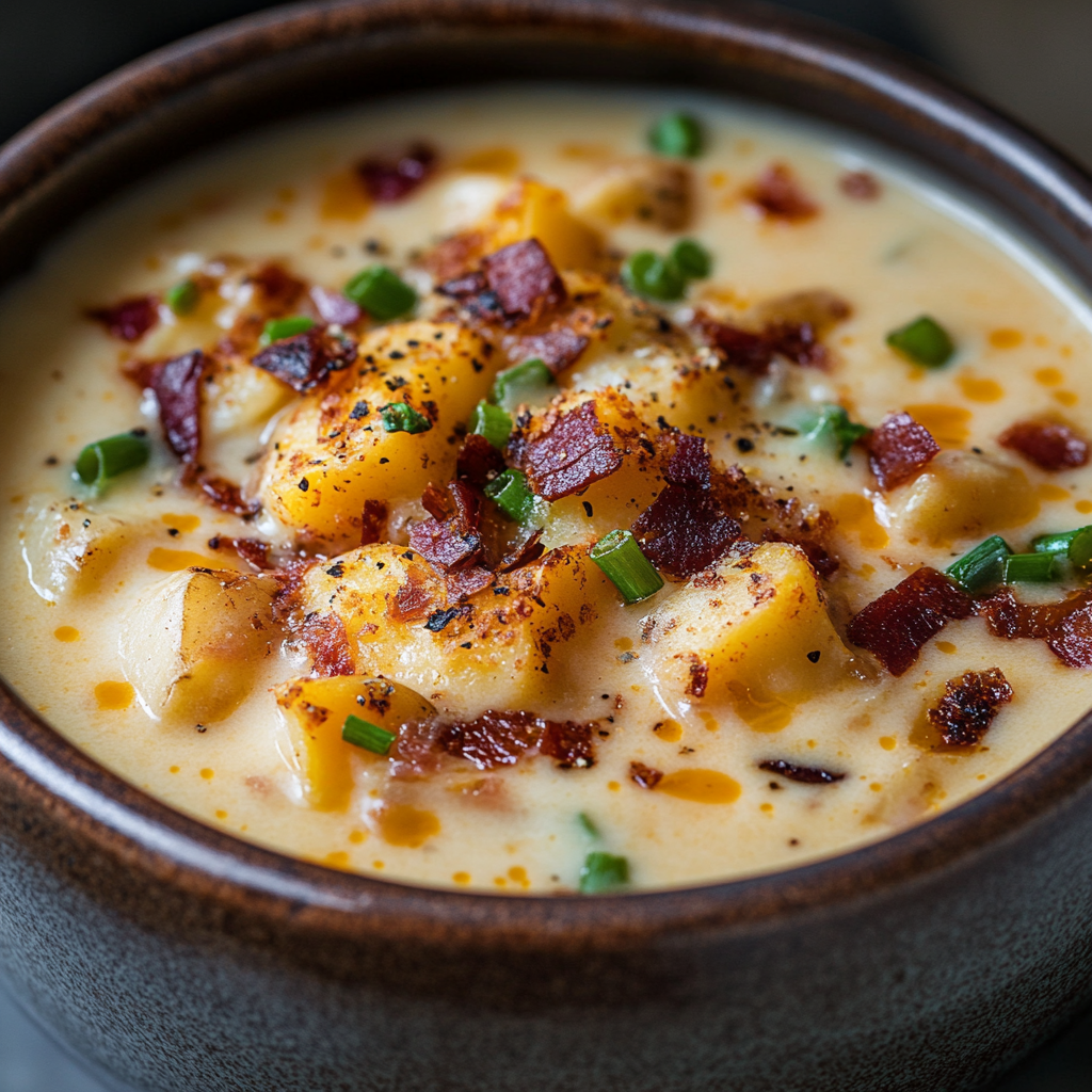 Loaded Baked Potato Soup is an easy and quick healthy All Recipes keto dinner ideas recipes that you can cook if you like . In Tasty Recipes blog we got the best easy dinner,
