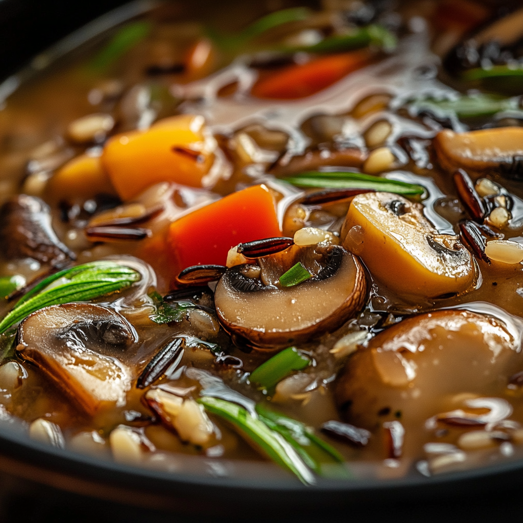 Mushroom and Wild Rice Soup ss Mushroom and Wild Rice Soup is an easy and quick healthy All Recipes keto dinner ideas recipes that you can cook if you like . In Tasty Recipes blog we got the best easy dinner,