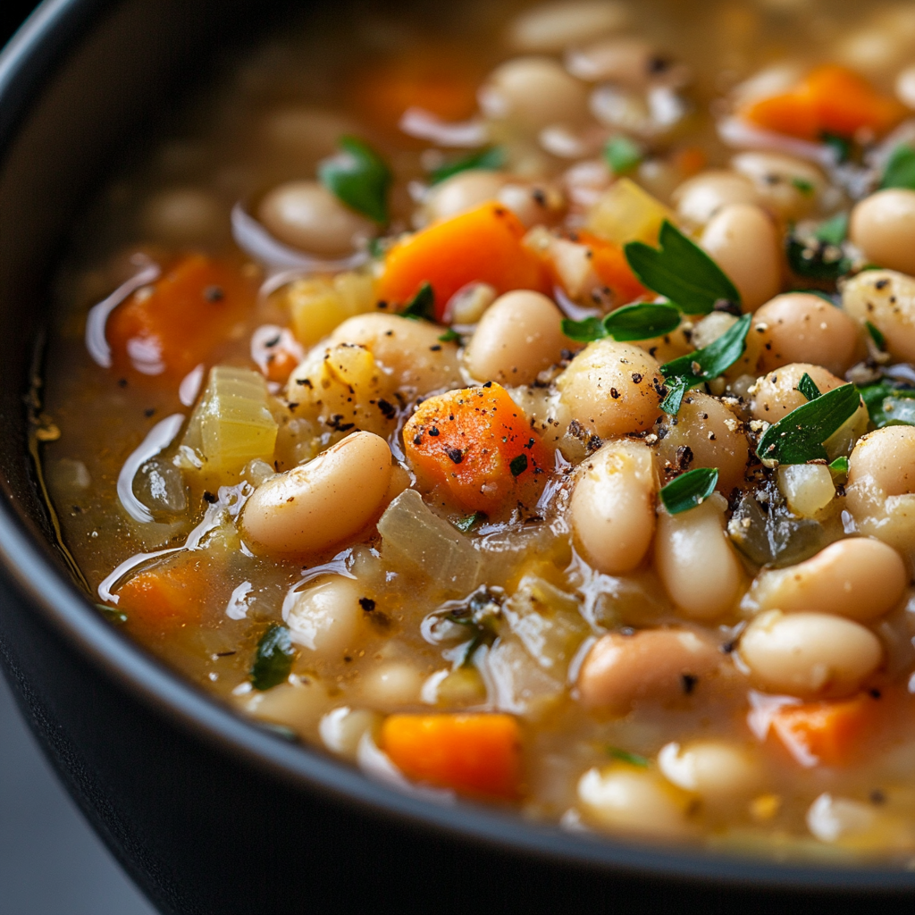 Navy Bean Soup is an easy and quick healthy All Recipes keto dinner ideas recipes that you can cook if you like . In Tasty Recipes blog we got the best easy dinner,