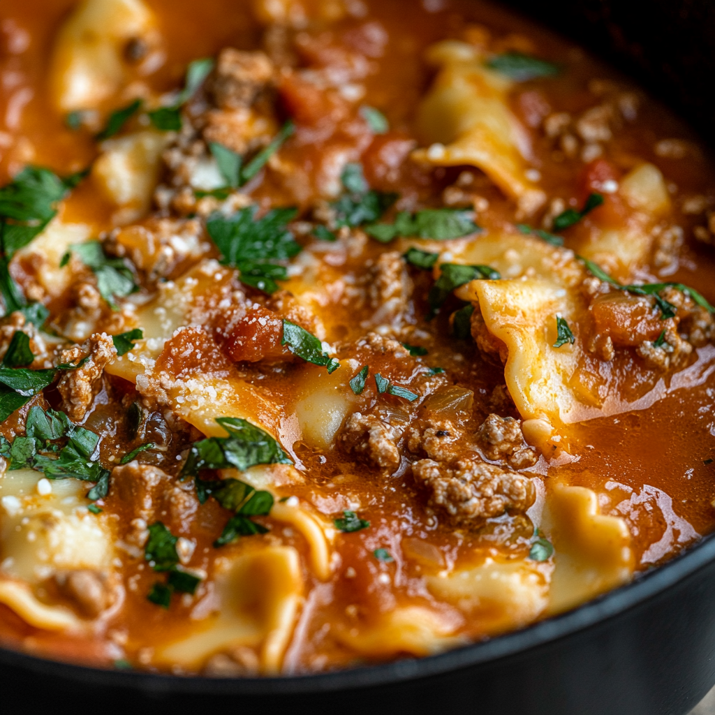 One Pot Lasagna Soup ss One Pot Lasagna Soup is an easy and quick healthy All Recipes keto dinner ideas recipes that you can cook if you like . In Tasty Recipes blog we got the best easy dinner,