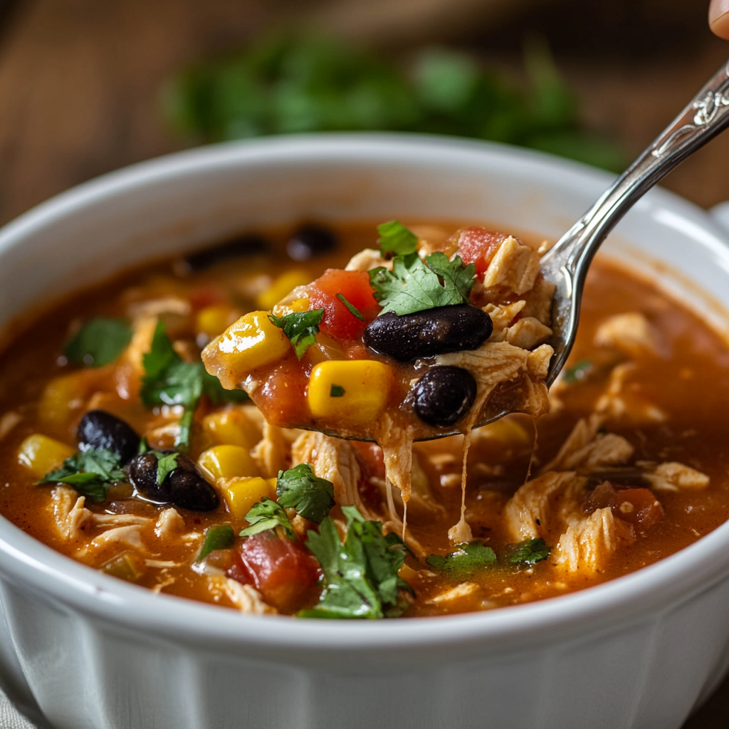 Chicken Enchilada Soup is an easy and quick healthy All Recipes keto dinner ideas recipes that you can cook if you like . In Tasty Recipes blog we got the best easy dinner,