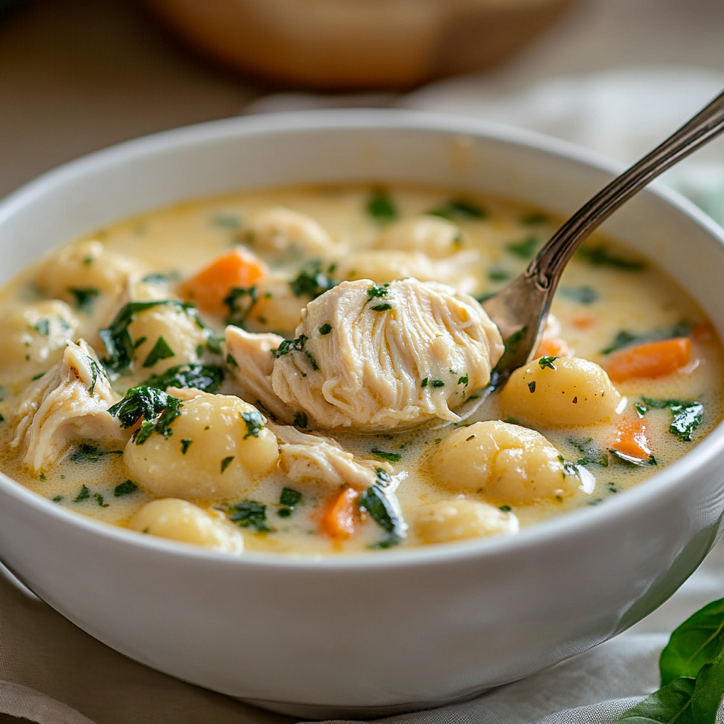 Chicken Gnocchi Soup ss Chicken Gnocchi Soup is an easy and quick healthy All Recipes keto dinner ideas recipes that you can cook if you like . In Tasty Recipes blog we got the best easy dinner,