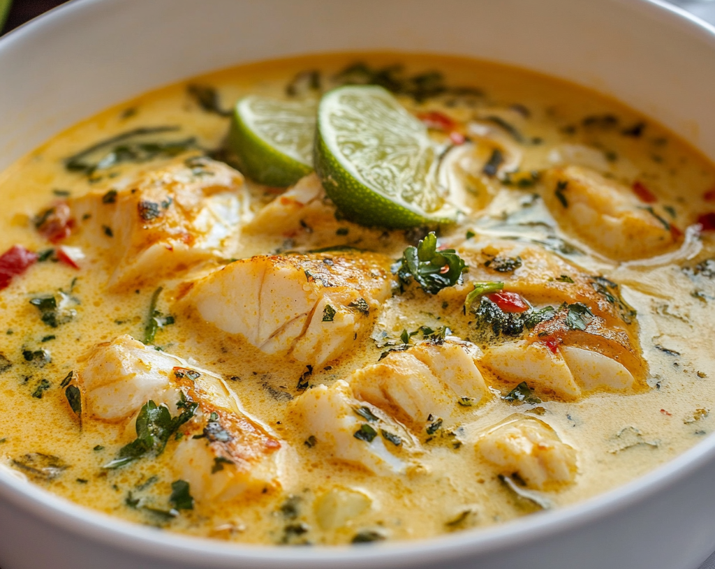 Coconut Lime Fish Soup