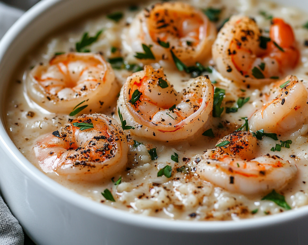 Creamy Shrimp and Rice Soup