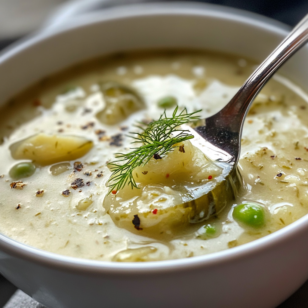 Dill Pickle Soup is an easy and quick healthy All Recipes keto dinner ideas recipes that you can cook if you like . In Tasty Recipes blog we got the best easy dinner,