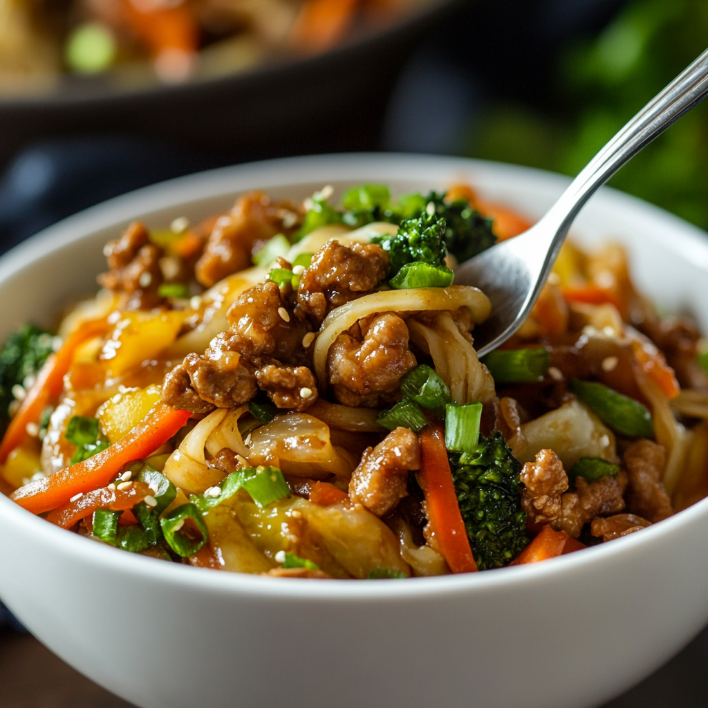 Egg Roll Stir Fry is an easy and quick healthy All Recipes keto dinner ideas recipes that you can cook if you like . In Tasty Recipes blog we got the best easy dinner,