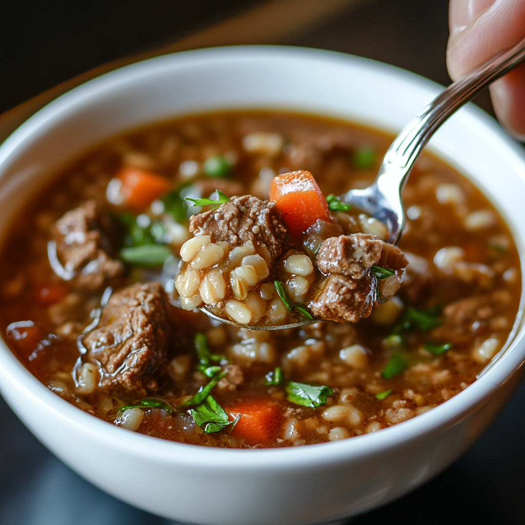 Hearty Beef Barley Soup ss Hearty Beef Barley Soup is an easy and quick healthy All Recipes keto dinner ideas recipes that you can cook if you like . In Tasty Recipes blog we got the best easy dinner,