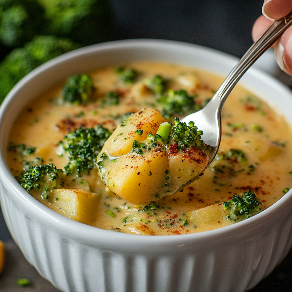 Loaded Broccoli Potato Soup is an easy and quick healthy All Recipes keto dinner ideas recipes that you can cook if you like . In Tasty Recipes blog we got the best easy dinner,