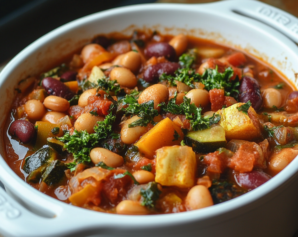 Mixed Bean and Vegetable Stew
